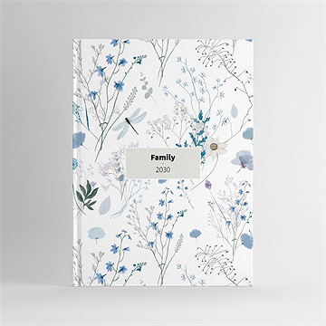 Album photos délicatesse bleue