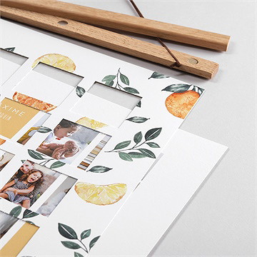 Calendrier de l’Avent vintage - Détail cases