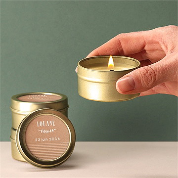 Bougie communion première communion - Bougie allumée