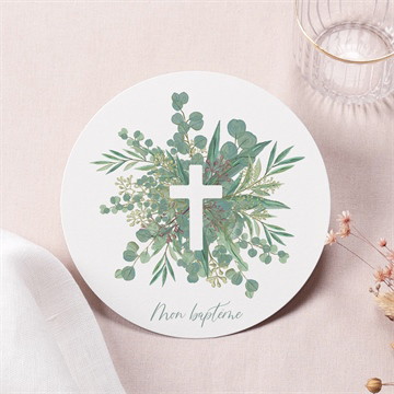 Faire-part de baptême grâce