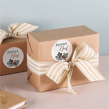 Stickers noël nature en fête - Mise en situation