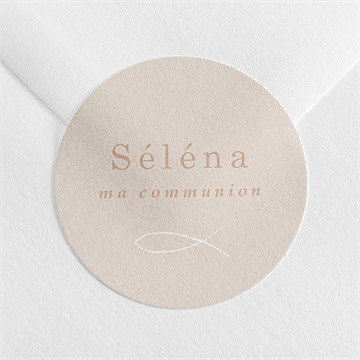 Sticker communion pourpre