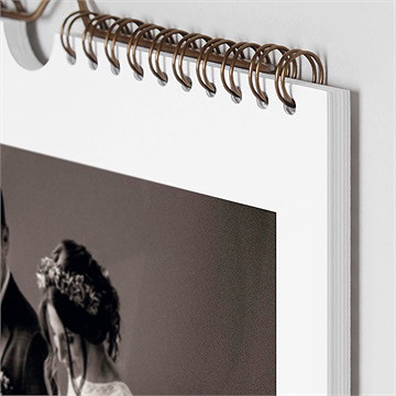 Calendrier la belle équipe - Zoom sur spirale