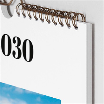 Calendrier récap’ - Zoom sur spirale