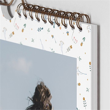 Calendrier douceur - Zoom sur spirale