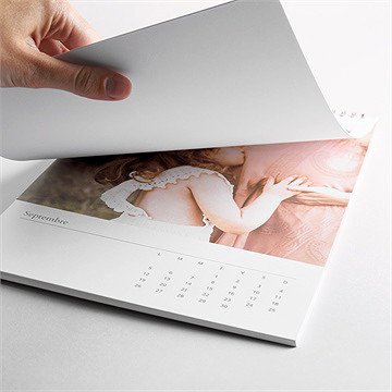 Calendrier douceur - Intérieur du calendrier