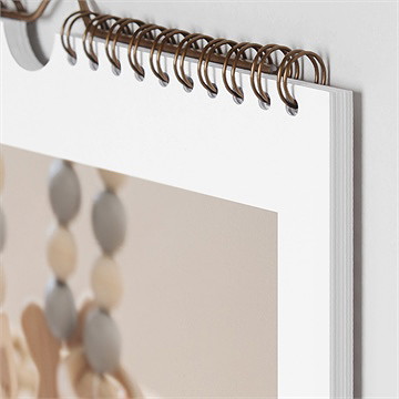 Calendrier symphonie - Zoom sur spirale