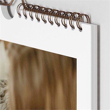 Calendrier petits instantanés - Zoom sur spirale