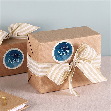 Stickers noël ciel étoilé - Mise en situation