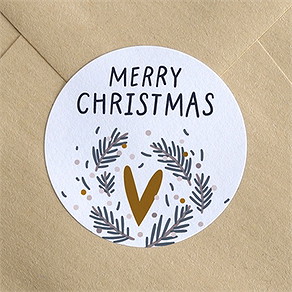 Stickers noël au coeur des fêtes