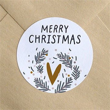 Stickers noël au coeur des fêtes