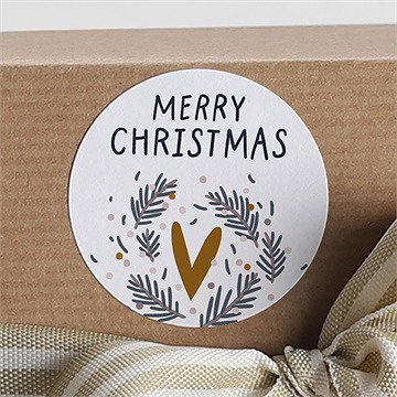 Stickers noël au coeur des fêtes - Mise en situation