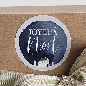 Stickers noël décoration de noël - Mise en situation