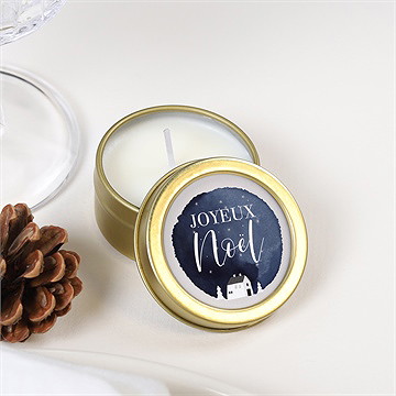 Bougie noël décoration de noël - Mise en situation