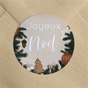 Stickers noël noël vintage