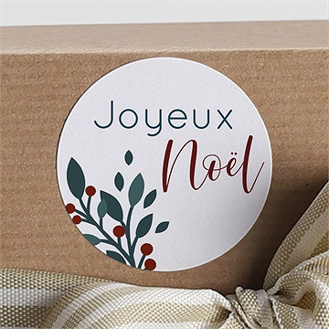 Stickers noël table de noël - Mise en situation