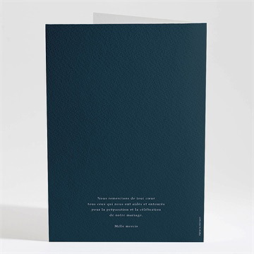 Livret de messe mariage belle idylle - Dos du livret