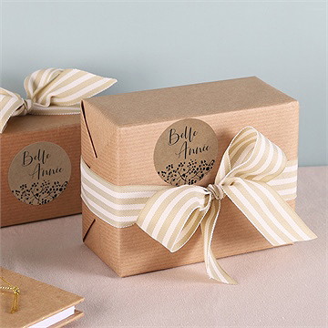 Stickers noël kraft festif - Mise en situation