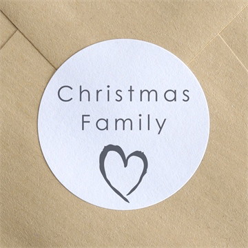 Stickers noël tendre famille