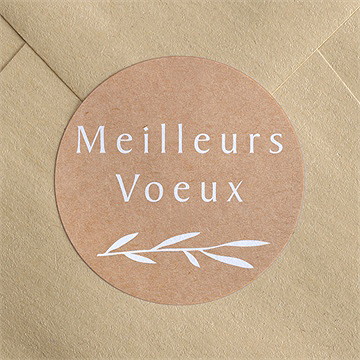 Stickers noël douce flamme