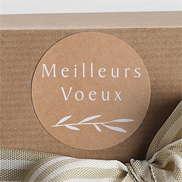 Stickers noël douce flamme - Mise en situation