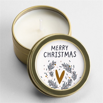 Bougie noël au coeur des fêtes