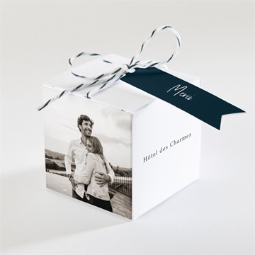 Boîte de dragées mariage belle idylle