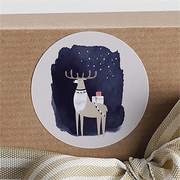 Stickers noël winter spirit - Mise en situation