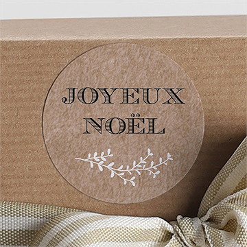 Stickers noël au coin du feu - Mise en situation