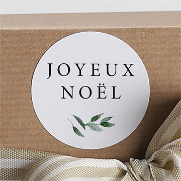 Stickers noël petite branche - Mise en situation