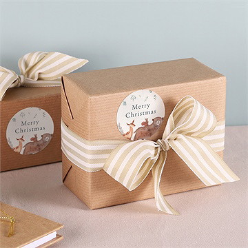 Stickers noël petits animaux d'hiver - Mise en situation