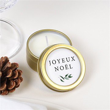 Bougie noël petite branche - Mise en situation