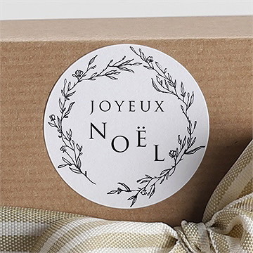 Stickers noël souhait - Mise en situation