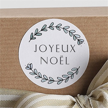 Stickers noël petite lumière - Mise en situation