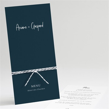 Menu mariage belle idylle