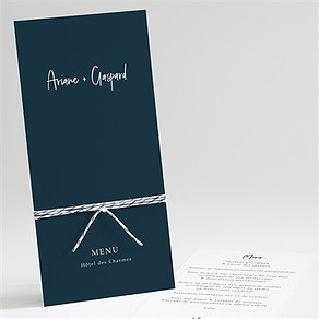 Menu mariage belle idylle