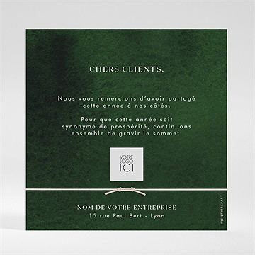 Carte de voeux tous ensemble ! - Dos de la carte