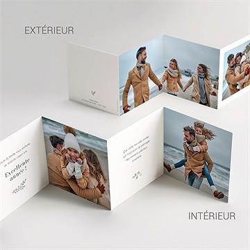 Carte de voeux portrait de tribu - Vue d'ensemble