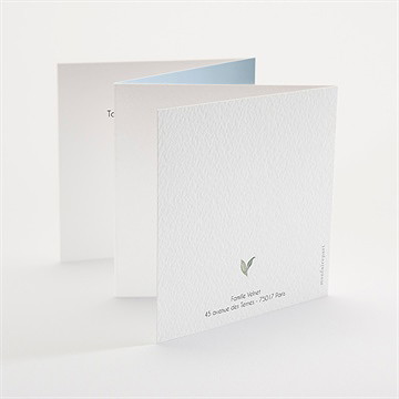 Carte de voeux portrait de tribu - Dos de la carte