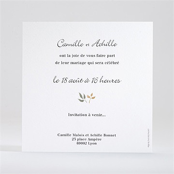 Save the Date mariage let's dream ! - Dos du save the date