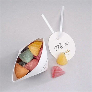 Boîte surprise mariage let's dream ! - Intérieur de la boîte