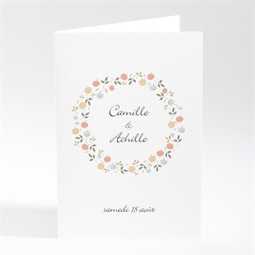 Menu mariage let's dream !