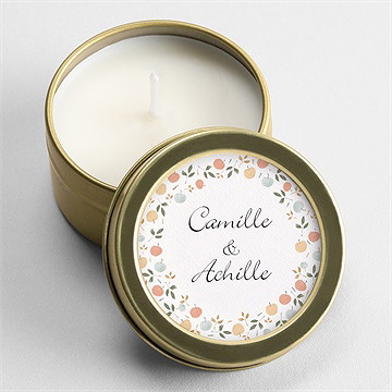 Bougie mariage let's dream !
