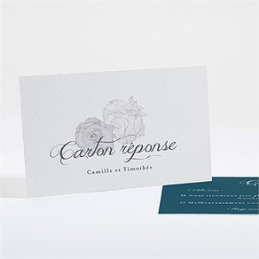 Carton réponse mariage tourbillon sentimental