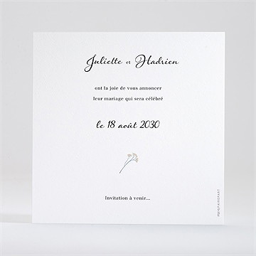 Save the Date mariage notre sweet love - Dos du save the date