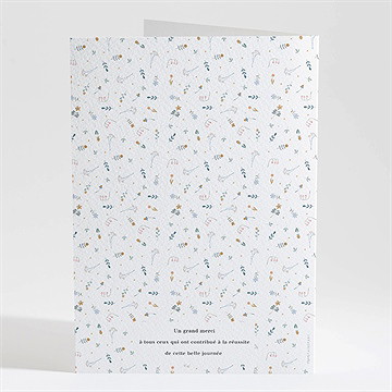 Livret de messe mariage notre sweet love - Dos du livret