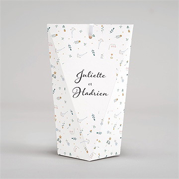 Boîte surprise mariage notre sweet love - Dos de la boîte