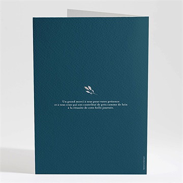 Livret de messe mariage tourbillon sentimental - Dos du livret