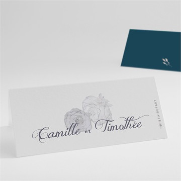 Marque-place mariage tourbillon sentimental