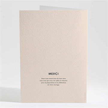 Livret de messe mariage lovely - Dos du livret